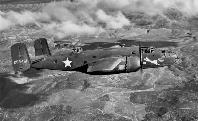 B-25C over Italy