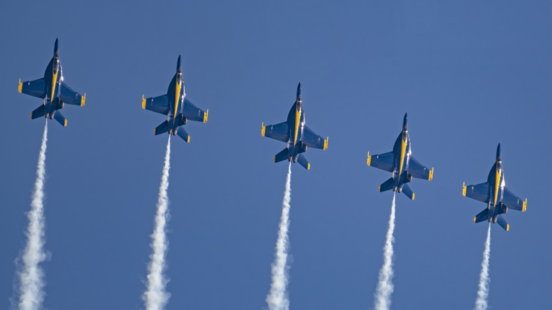 Blue Angels Super Hornets