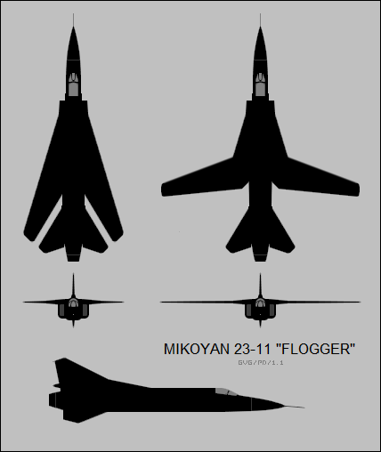 Mikoyan 23-01 Flogger